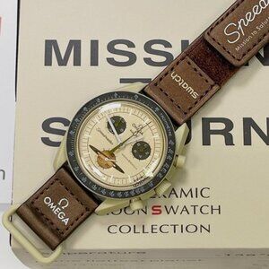 Omega Swatch Saturn mission Watch